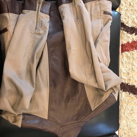 ✨Mixed Leather Material Jacket✨ - Picture 5 of 7